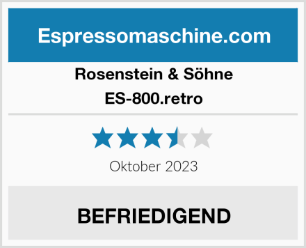 Rosenstein & Söhne ES-800.retro Test