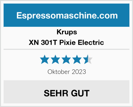 Krups XN 301T Pixie Electric Test