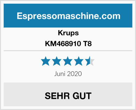 Krups KM468910 T8 Test