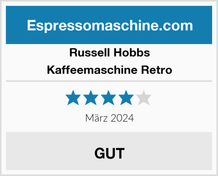 Russell Hobbs Kaffeemaschine Retro Test