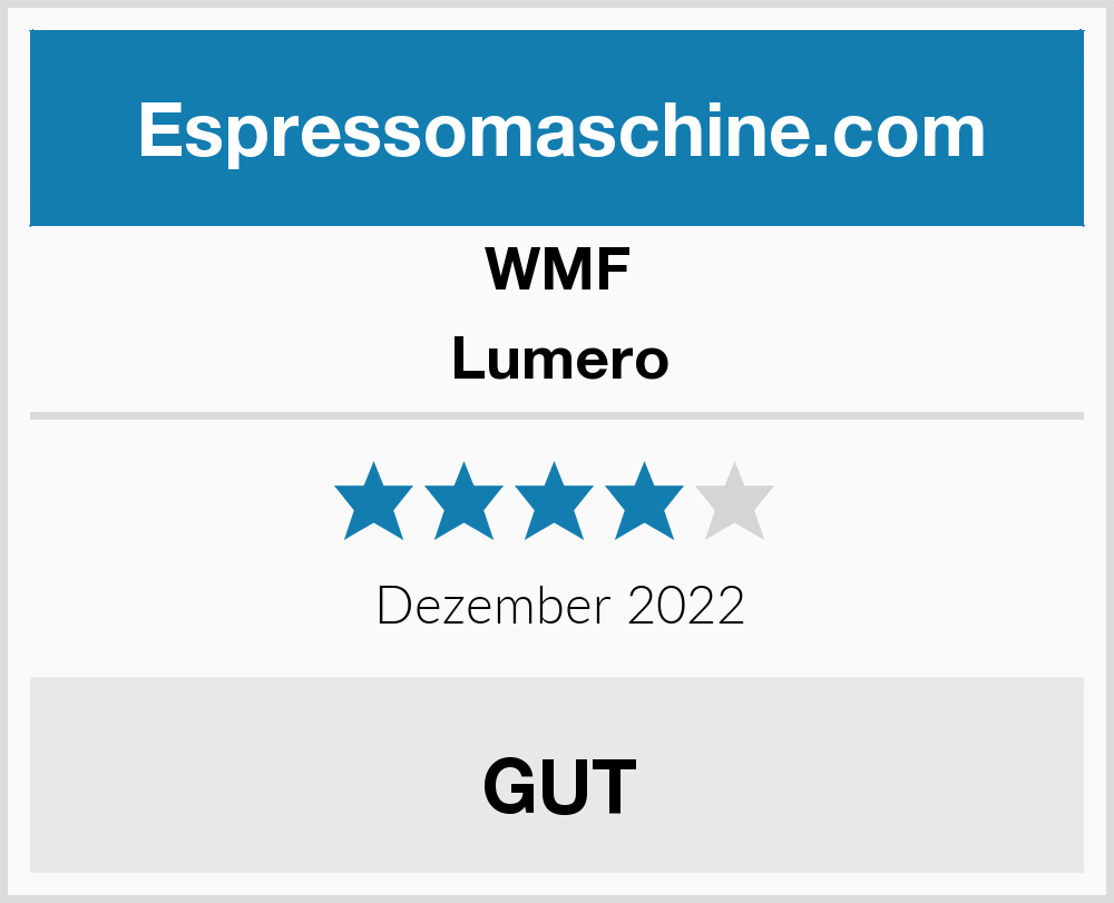 Test Siebträger Espressomaschine WMF 2024 Espressomaschine Lumero |
