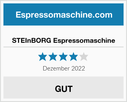 STEInBORG Espressomaschine Test