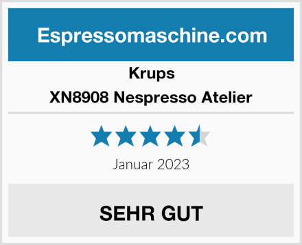 Krups XN8908 Nespresso Atelier Test