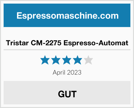  Tristar CM-2275 Espresso-Automat Test