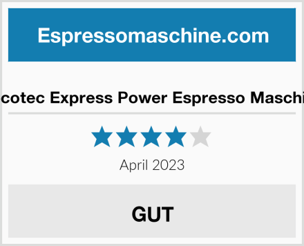  Cecotec Express Power Espresso Maschine Test