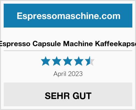  Sjöstrand Espresso Capsule Machine Kaffeekapselmaschine Test