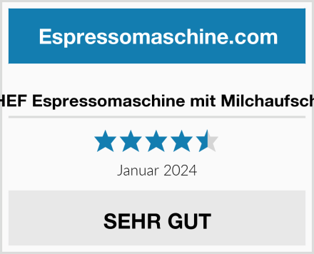 AMZCHEF Espressomaschine mit Milchaufschäumer Test